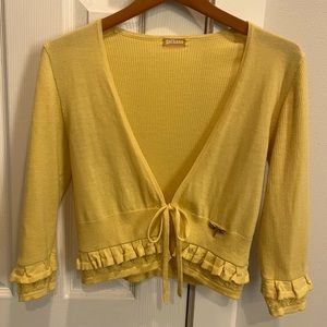 Galliano open front cardigan
